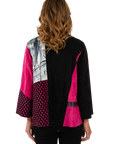 Claire Ultrasuede Jacket Very Berry - Back View