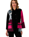 Claire Ultrasuede Jacket Very Berry - Front View