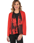 Anna Reversible Jacket Cherry - Reverse View