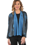 Anna Reversible Jacket Peacock - Front View