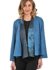 Anna Reversible Jacket Peacock - Reverse View