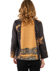Bailey Ultrasuede Blazer Pecan Brown - Back View
