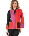 Clara Ultrasuede Jacket Velvet - Front View