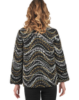 Eden Felt Jacket Black - Back View