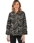 Eden Felt Jacket Black - Front View