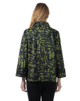 Zoey Ponte Jacket Calla Green - Back View