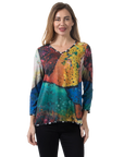Aylin Reversible Knit Top Infinity - Front View