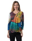 Aylin Reversible Knit Top Infinity - Front View