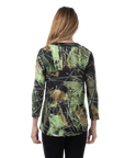 Malia Knit Top Avocado - Back View