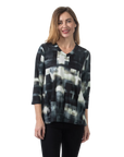 Harley Knit Top Charcoal - Front View