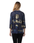 Harley Knit Top Navy - Back View