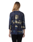 Harley Knit Top Navy - Back View