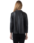 Audrey Ultrasuede Jacket Black - Back View