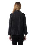 Zoey Mesh Jacket Black - Back View