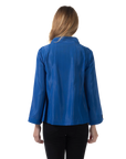 Zoey Mesh Jacket Blue Iolite - Back View