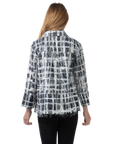 Stella Eyelash Jacket Black - Back View