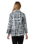 Stella Eyelash Jacket Black - Back View
