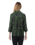 Fiona Blouse Avocado - Back View