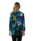 Alisson Blouse Blue - Back View