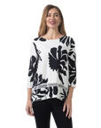 Magnolia Knit Top White - Front View
