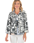 Charlotte Reversible Jacket Gray - Reverse View