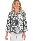 Charlotte Reversible Jacket Gray - Reverse View