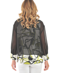 Taylor Layered Blouse Apple Green - Back View