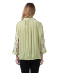 Kyla Eyelet Blouse Winter Pear - Back View