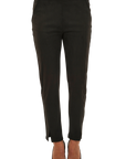 Charlie Ultrasuede Pant Black - Front View