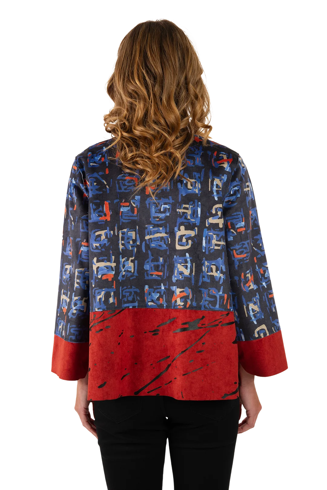 Stella Ultrasuede Jacket Brick - Back View
