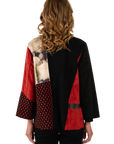 Claire Ultrasuede Jacket Brick - Back View