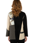 Claire Ultrasuede Jacket White Pepper - Back View