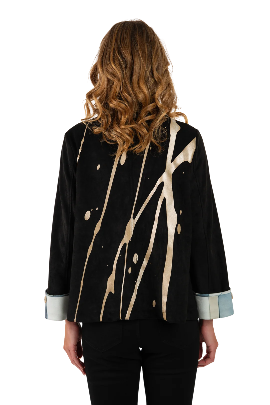Kali Ultrasuede Jacket Black - Back View