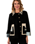 Kali Ultrasuede Jacket Black - Front View