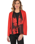 Anna Reversible Jacket Cherry - Reverse View