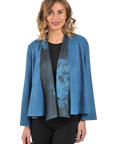 Anna Reversible Jacket Peacock - Reverse View