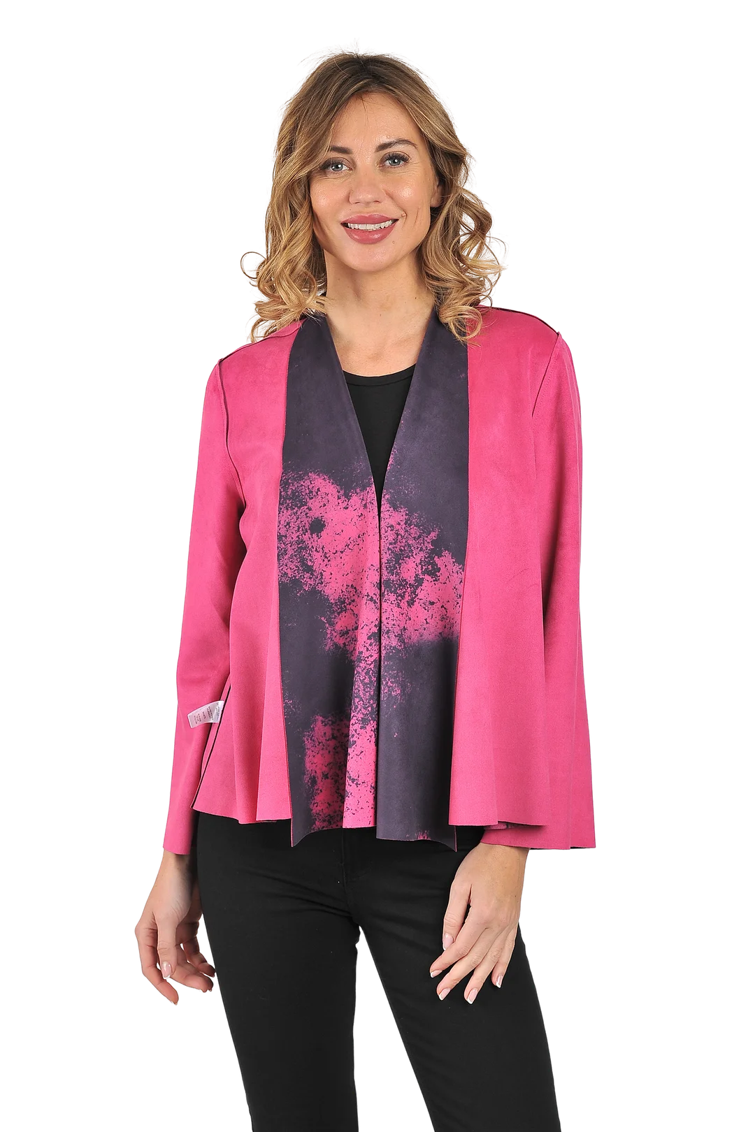 Anna Reversible Jacket Very Berry - Reverse View