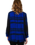 Ruby Blouse Royal Blue - Back View