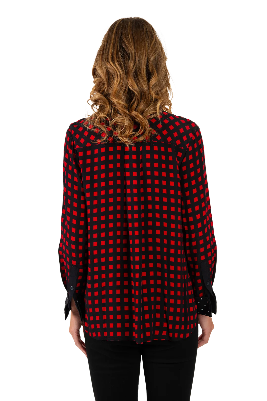 Alice Blouse Cherry - Back View