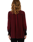 Alice Blouse Cherry - Back View