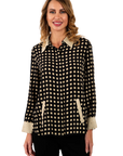 Alice Blouse White Pepper - Front View