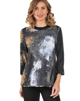 Laura Reversible Knit Top Butternut - Front View