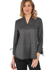 Esther Reversible Knit Top II Navy - Reverse View
