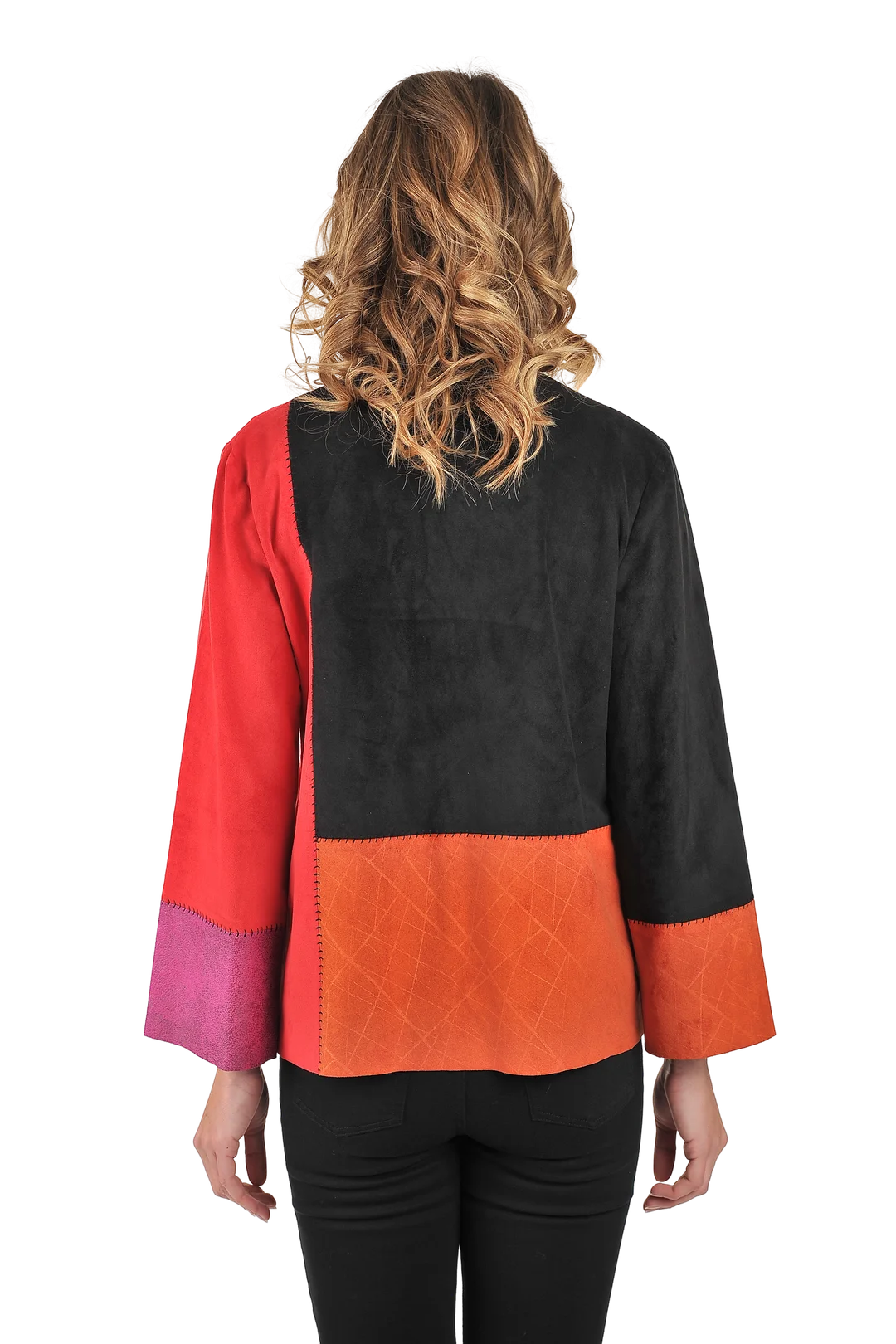 Clara Ultrasuede Jacket Velvet - Back View