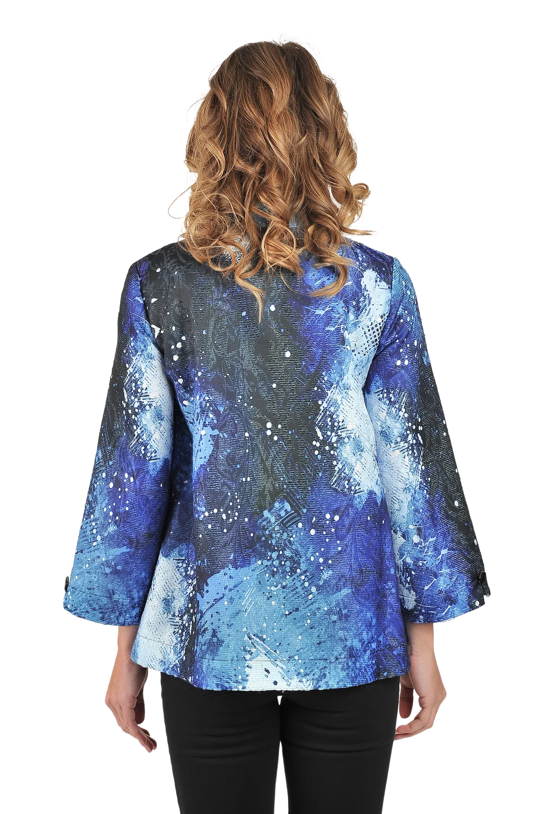 Zoey Jacket Denim - Back View