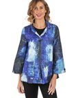 Zoey Jacket Denim - Front View