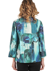 Eden Jacket Teal - Back View