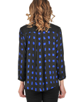 Maggie Blouse Royal Blue - Back View
