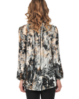 Victoria Blouse Gray - Back View