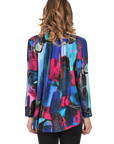 Victoria Blouse Purple - Back View